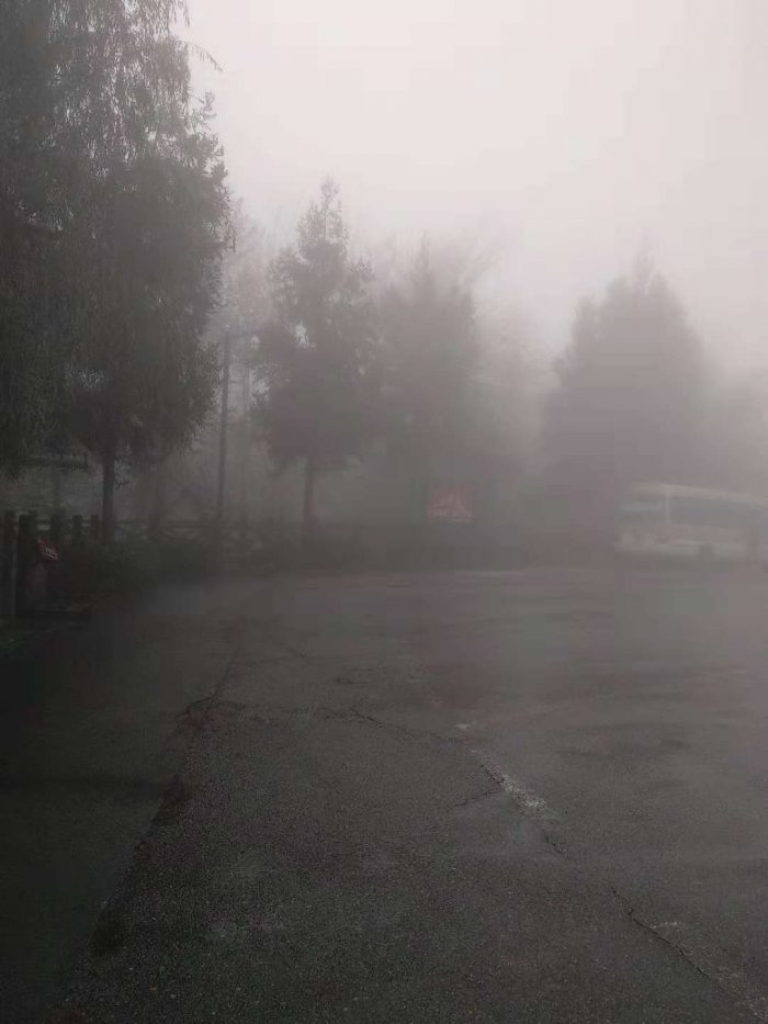 大霧可見光拍攝