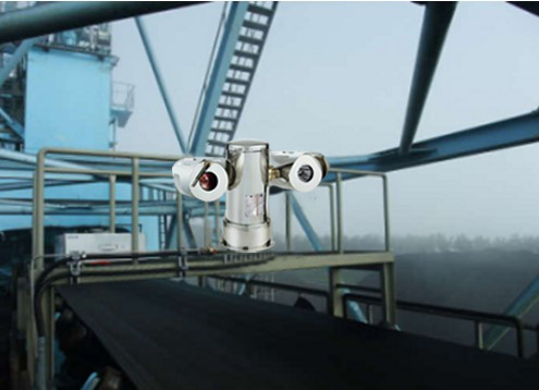 紅外熱像儀在線監(jiān)測煤炭傳送帶