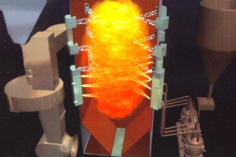 垃圾焚燒剖析示意圖