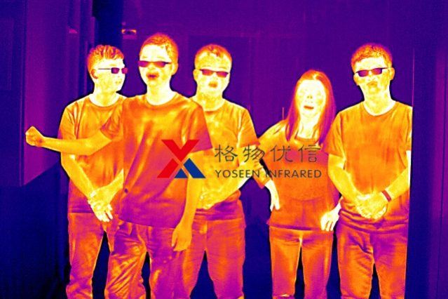 格物優(yōu)信紅外熱像儀探測人體熱像圖