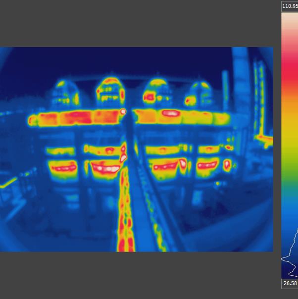熱風(fēng)爐紅外熱像儀檢測(cè)應(yīng)用