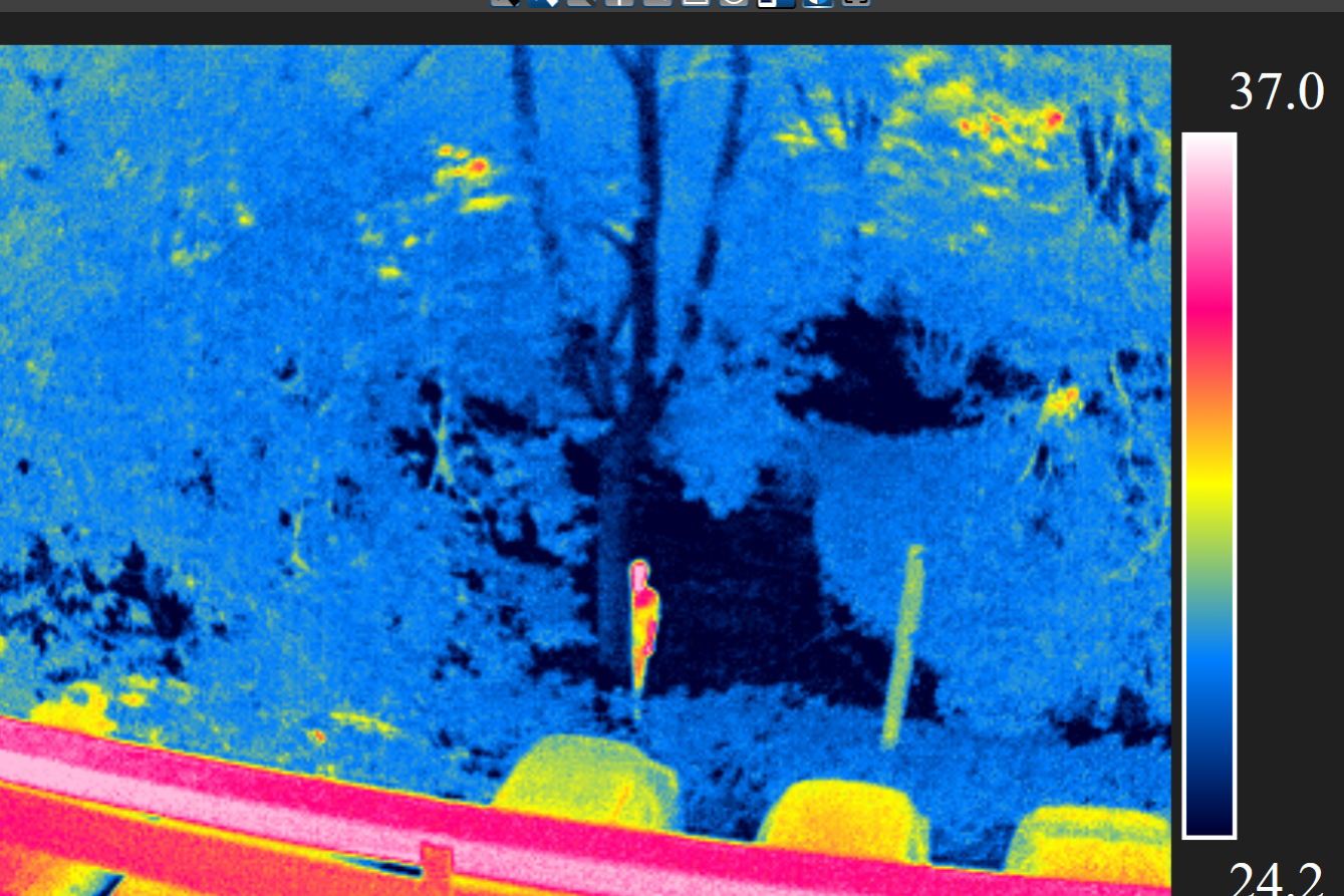 紅外熱像儀能夠精準識別人體具體位置