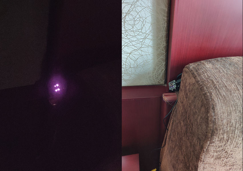 紅外熱像儀檢測針孔鏡頭