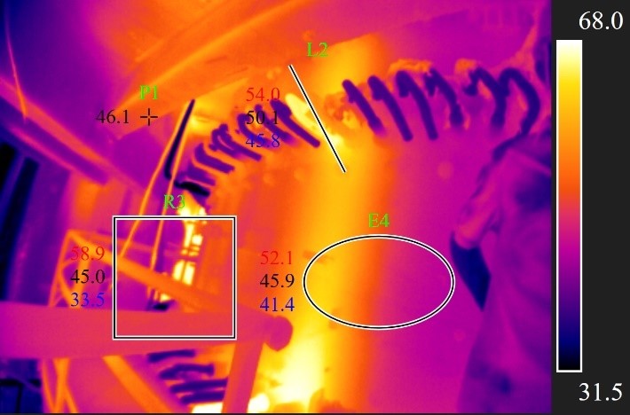 紅外熱像儀中間包監(jiān)測方案