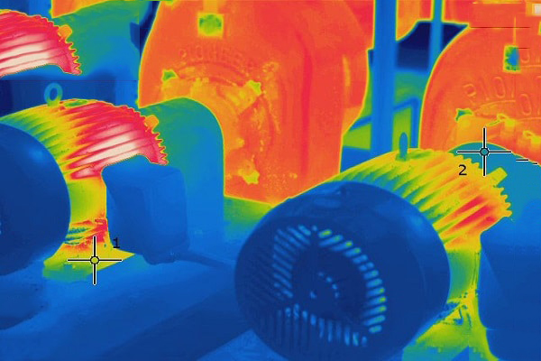 紅外熱像儀檢測電機異常發(fā)熱