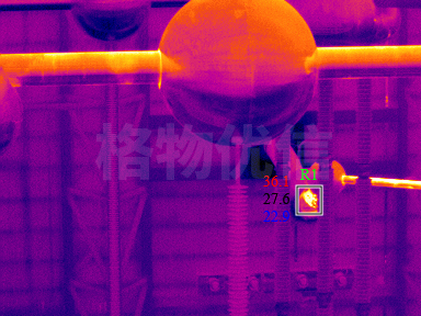 紅外熱像儀檢測絕緣子故障