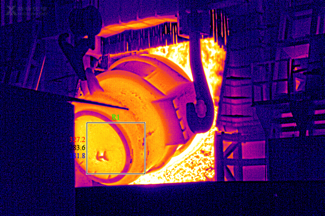 紅外熱成像技術(shù)的轉(zhuǎn)爐鋼渣檢測(cè)