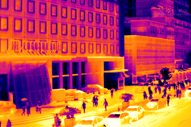 紅外熱成像儀用于道路智慧交通