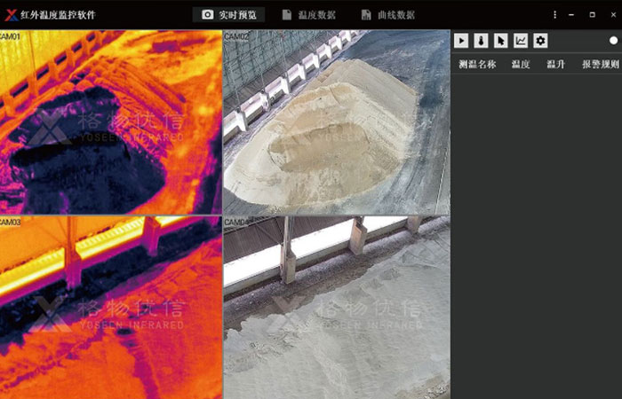 煤堆起火怎樣做到提前預(yù)警？熱成像儀在煤堆方面的應(yīng)用